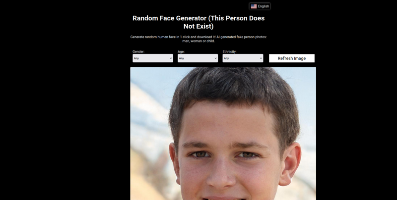 Random Face Generator